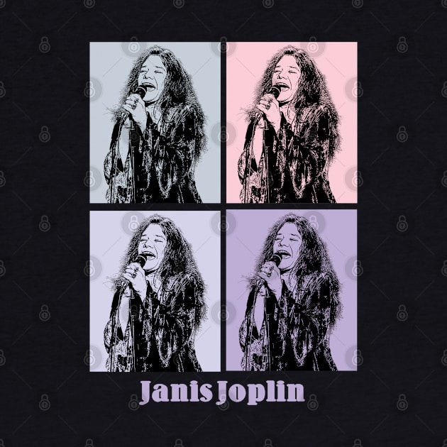 Janis Joplin 80s Pop Art by KERIKIL